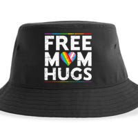 Free Mom Hugs Lgbt Pride Parades Rainbow Flag Sustainable Bucket Hat