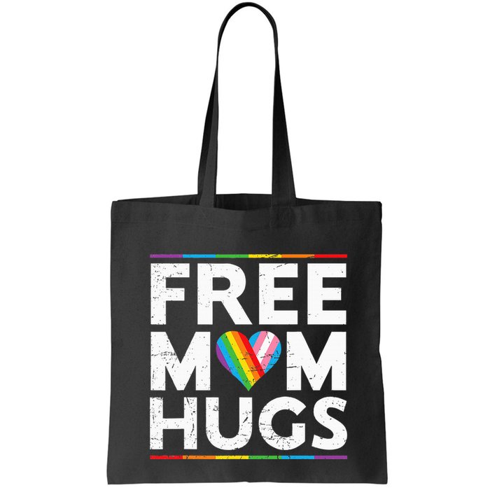 Free Mom Hugs Lgbt Pride Parades Rainbow Flag Tote Bag