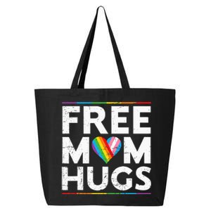 Free Mom Hugs Lgbt Pride Parades Rainbow Flag 25L Jumbo Tote