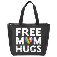 Free Mom Hugs Lgbt Pride Parades Rainbow Flag Zip Tote Bag