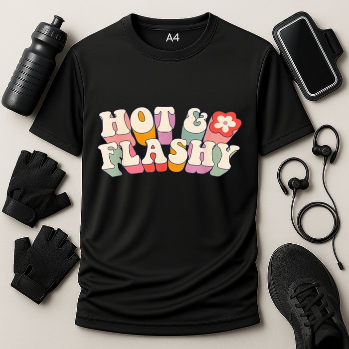 Funny Menopause hot flashes, Cooling Performance Crew T-Shirt