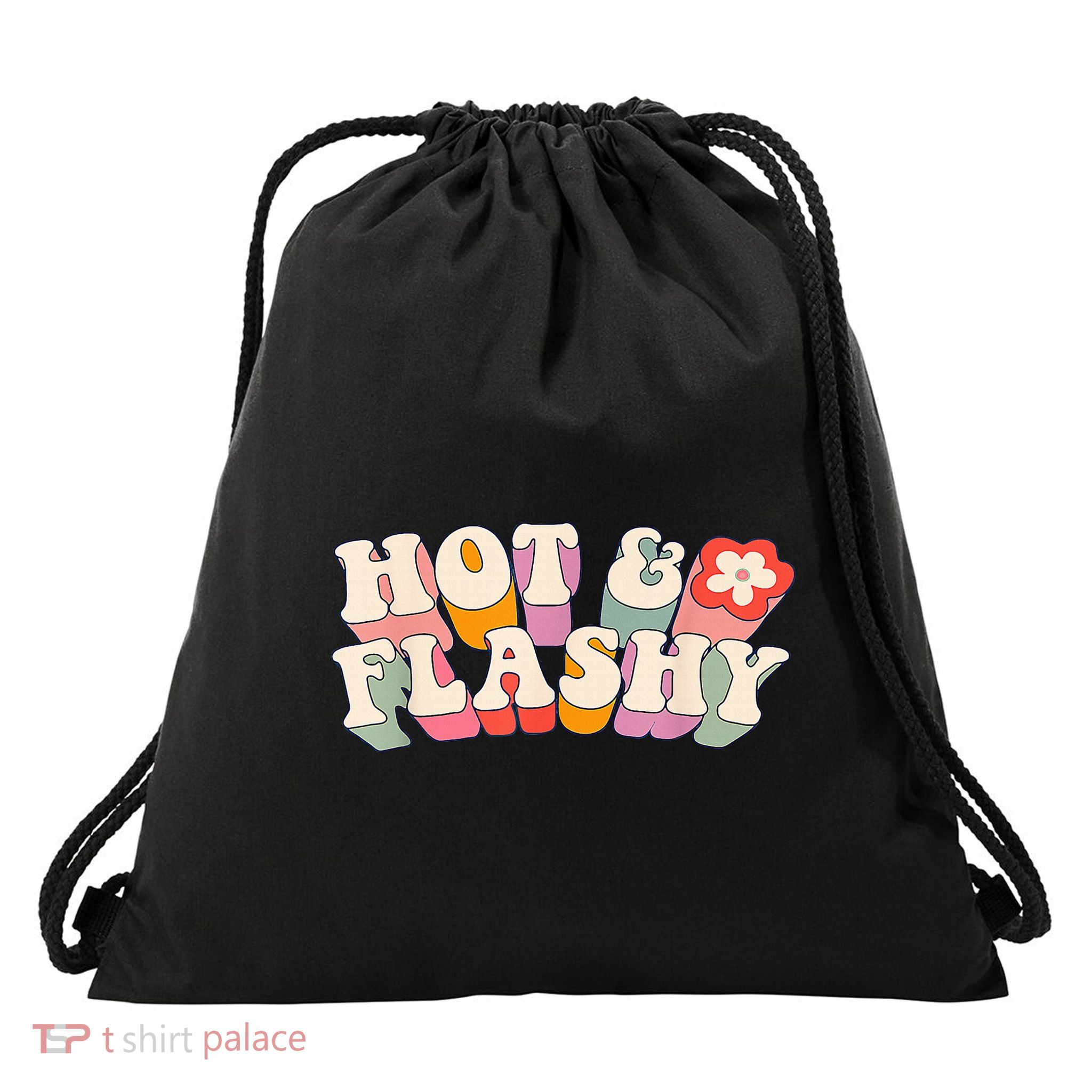 Funny Menopause hot flashes, Drawstring Bag