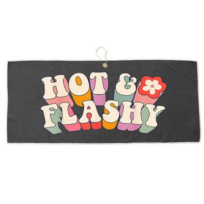 Funny Menopause hot flashes, Large Microfiber Waffle Golf Towel