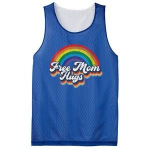 Free Mom Hugs Gift Rainbow Heart Lgbt Pride Month Gift Mesh Reversible Basketball Jersey Tank