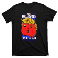 Funny Make Halloween Great Again Trump Pumpkin T-Shirt