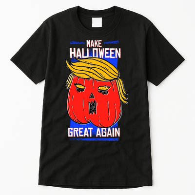Funny Make Halloween Great Again Trump Pumpkin Tall T-Shirt