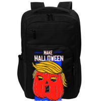 Funny Make Halloween Great Again Trump Pumpkin Impact Tech Backpack