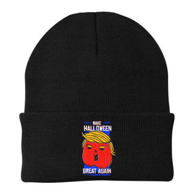 Funny Make Halloween Great Again Trump Pumpkin Beanie