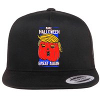 Funny Make Halloween Great Again Trump Pumpkin Flatbill Hat