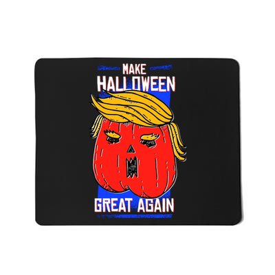 Funny Make Halloween Great Again Trump Pumpkin Mousepad