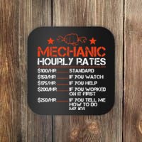 Funny Mechanic Hourly Rate Labor Rates Costume Coaster