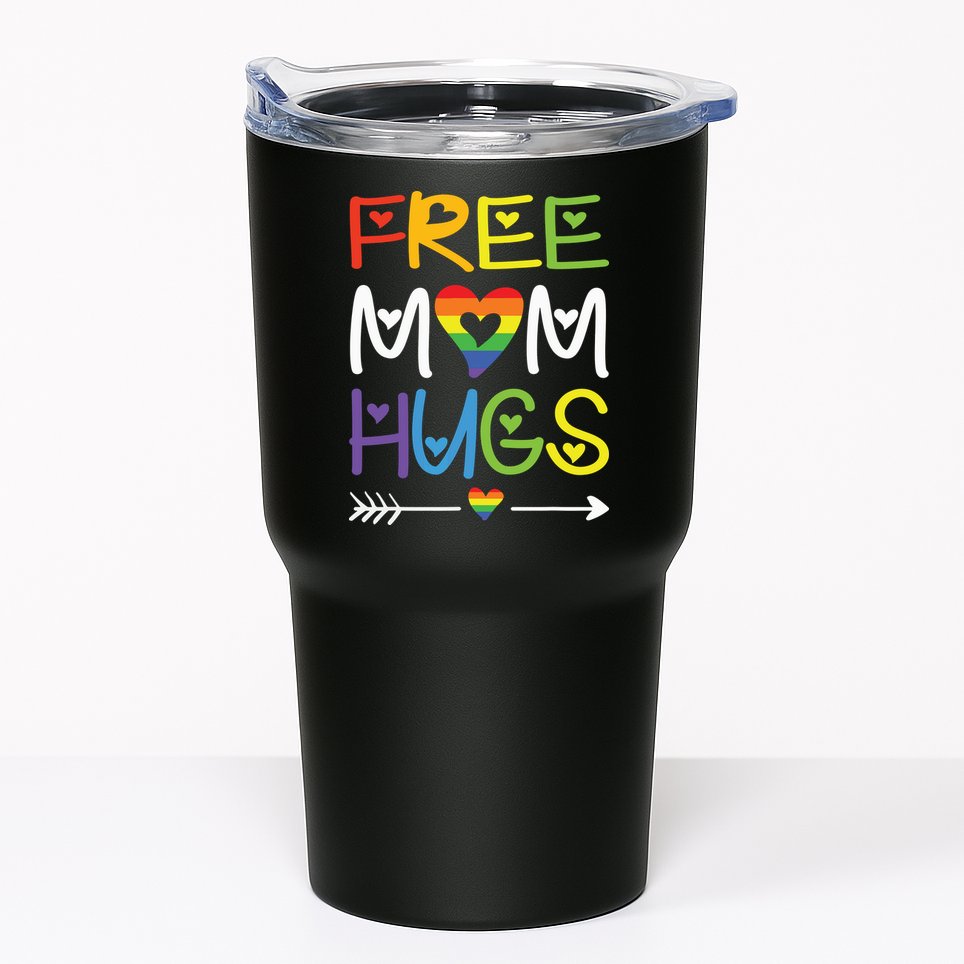 Free Mom Hugs Tumbler
