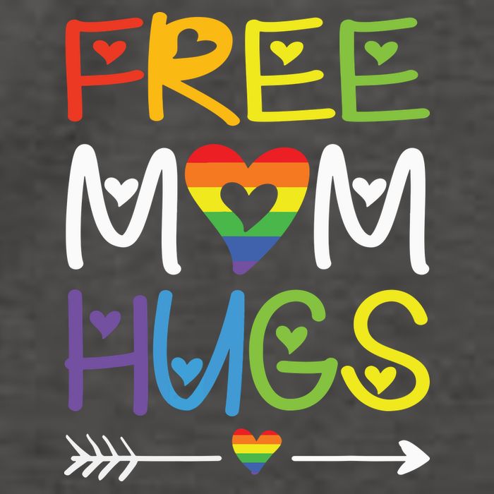 Free Mom Hugs Vector Backpack