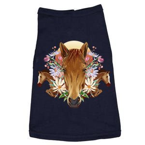 Floral Multi Horse Doggie Tank