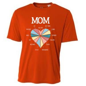 Funny Mom Hearmeaningful Gift Mom Life Meaningful Gift Mom Mother's Day Gift Cooling Performance Crew T-Shirt