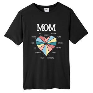 Funny Mom Hearmeaningful Gift Mom Life Meaningful Gift Mom Mother's Day Gift Tall Fusion ChromaSoft Performance T-Shirt