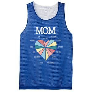 Funny Mom Hearmeaningful Gift Mom Life Meaningful Gift Mom Mother's Day Gift Mesh Reversible Basketball Jersey Tank