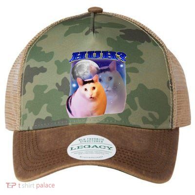 Funny Meme Huh Cat Legacy Tie Dye Trucker Hat