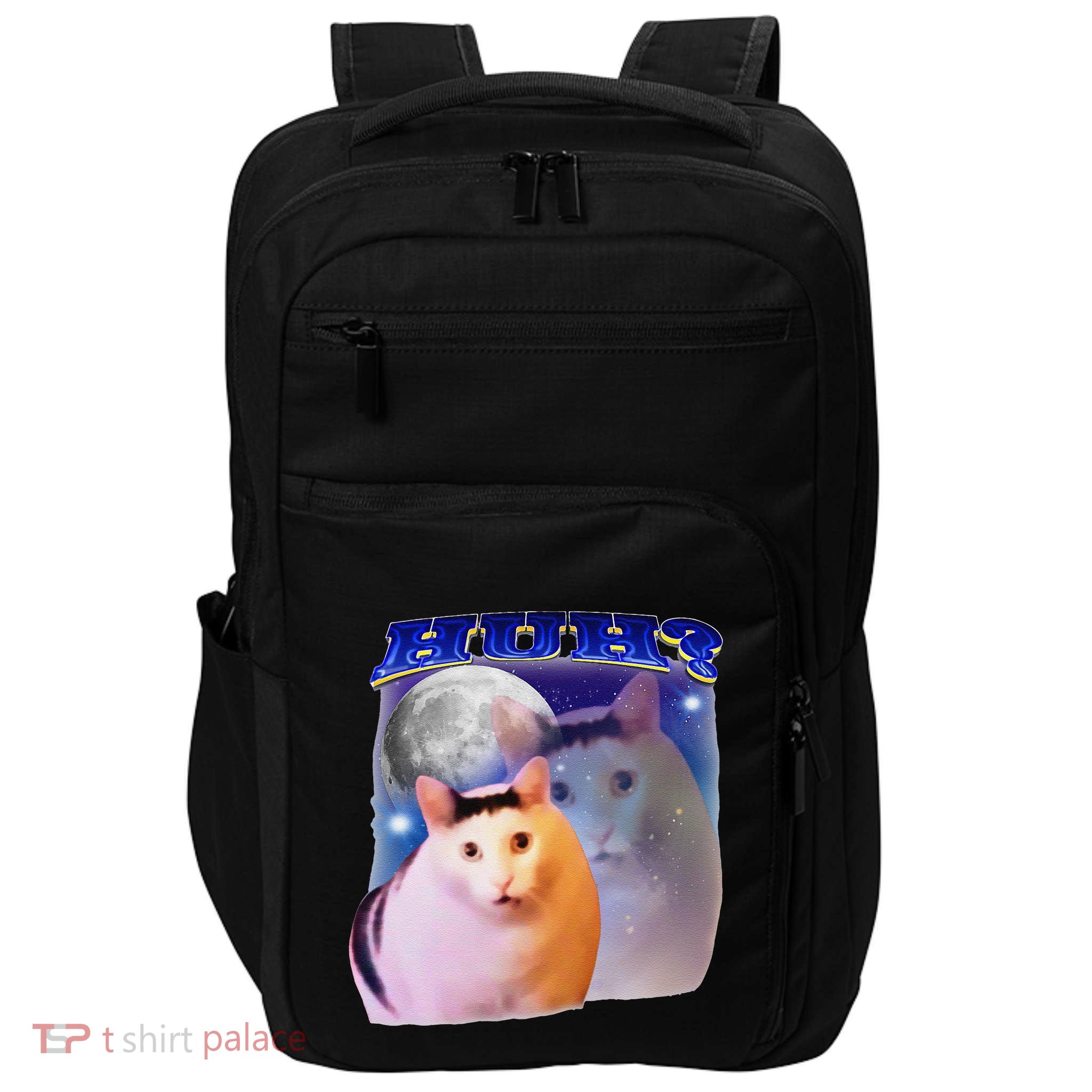 Funny Meme Huh Cat Impact Tech Backpack