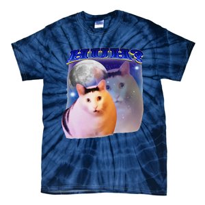 Funny Meme Huh Cat Tie-Dye T-Shirt