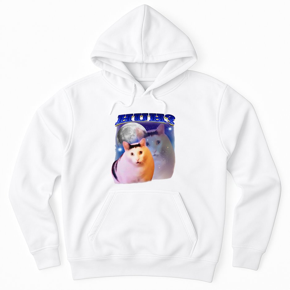 Funny Meme Huh Cat Hoodie