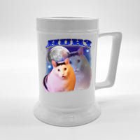 Funny Meme Huh Cat Beer Stein