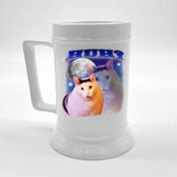 Funny Meme Huh Cat Beer Stein