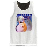 Funny Meme Huh Cat Mesh Reversible Basketball Jersey Tank