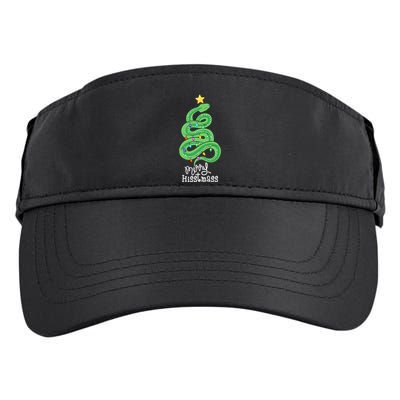 Funny Merry Hisstmass Python Snake Merry Christmas Tree Adult Drive Performance Visor