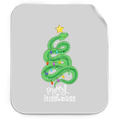 Funny Merry Hisstmass Python Snake Merry Christmas Tree Permanent Decal Sticker