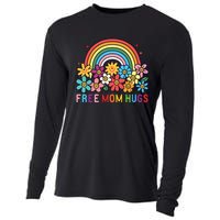 Free Mom Hugs Proud Mom Cooling Performance Long Sleeve Crew