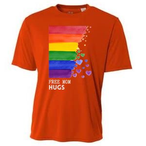 Free Mom Hugs Pride Mom Lgbt Gift Cooling Performance Crew T-Shirt