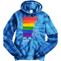 Free Mom Hugs Pride Mom Lgbt Gift Tie Dye Hoodie