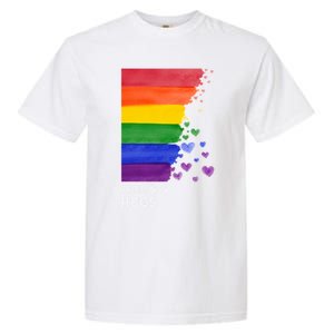 Free Mom Hugs Pride Mom Lgbt Gift Garment-Dyed Heavyweight T-Shirt