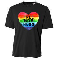 Free Mom Hugs , Free Mom Hugs Inclusive Pride LGBTQIA Cooling Performance Crew T-Shirt