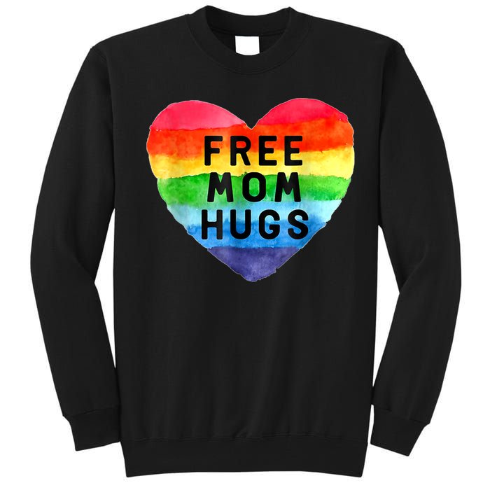 Free Mom Hugs , Free Mom Hugs Inclusive Pride LGBTQIA Tall Sweatshirt