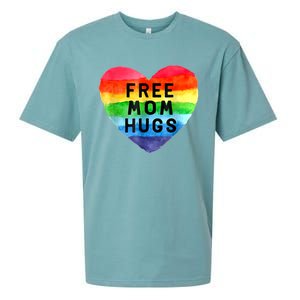 Free Mom Hugs , Free Mom Hugs Inclusive Pride LGBTQIA Sueded Cloud Jersey T-Shirt