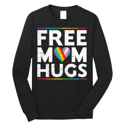 Free Mom Hugs Lgbt Pride Parades Rainbow Long Sleeve Shirt