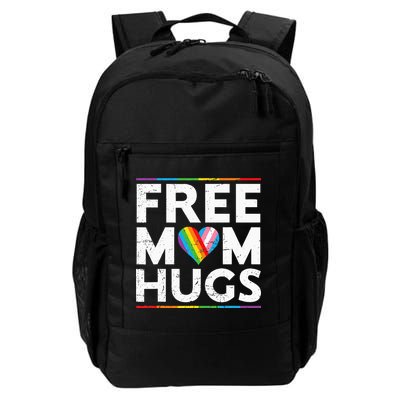 Free Mom Hugs Lgbt Pride Parades Rainbow Backpack