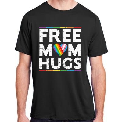 Free Mom Hugs Lgbt Pride Parades Rainbow Adult ChromaSoft Performance T-Shirt