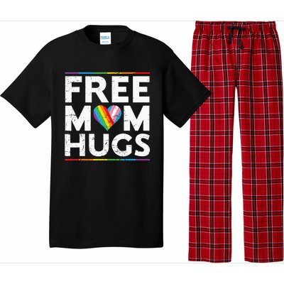 Free Mom Hugs Lgbt Pride Parades Rainbow Pajama Set