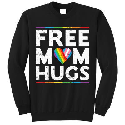 Free Mom Hugs Lgbt Pride Parades Rainbow Tall Sweatshirt