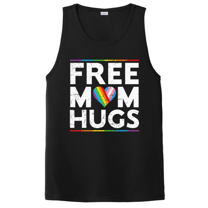 Free Mom Hugs Lgbt Pride Parades Rainbow PosiCharge Competitor Tank