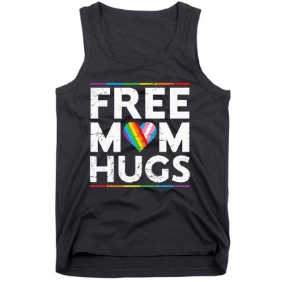 Free Mom Hugs Lgbt Pride Parades Rainbow Tank Top