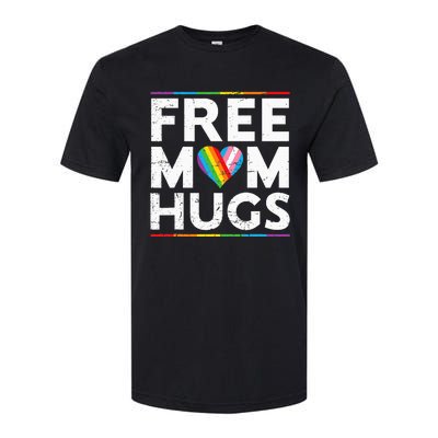 Free Mom Hugs Lgbt Pride Parades Rainbow Softstyle® CVC T-Shirt