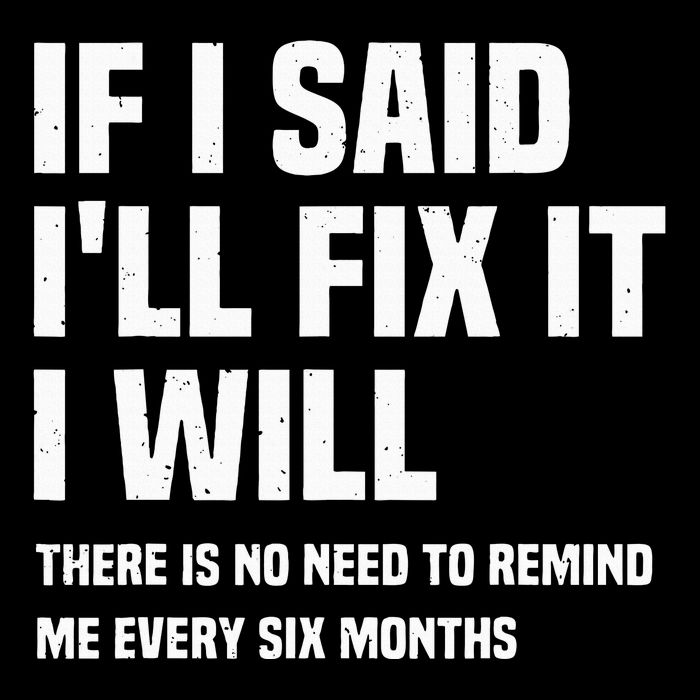 Funny Mechanic If I Say I Will Fix It I Will Handyman Mousepad