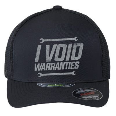 Funny MECHANICS I Void Warranties Wrench Garage Hoodie Flexfit Unipanel Trucker Cap