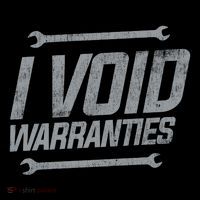 Funny MECHANICS I Void Warranties Wrench Garage Hoodie Flexfit Unipanel Trucker Cap