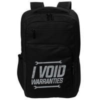 Funny MECHANICS I Void Warranties Wrench Garage Hoodie Impact Tech Backpack