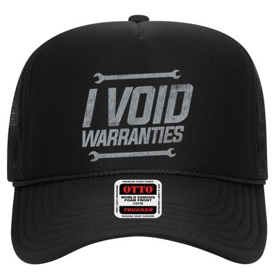 Funny MECHANICS I Void Warranties Wrench Garage Hoodie Trucker Hat